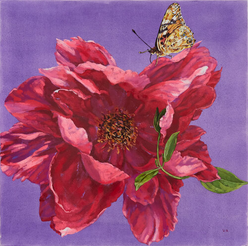 FLOWERS I "If you'll have me" by Victoria Ascanio, Painting for Sale on Singulart