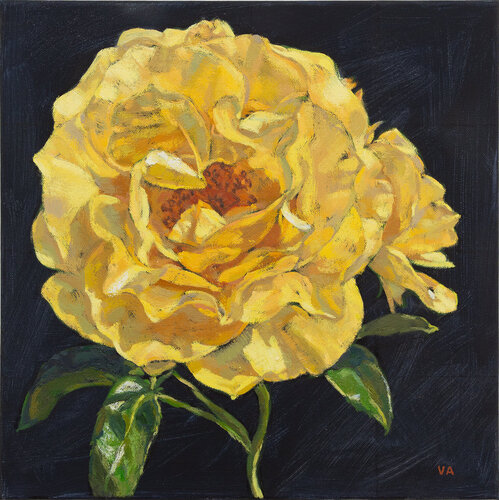 ROSE I "Joy" by Victoria Ascanio, Painting for Sale on Singulart