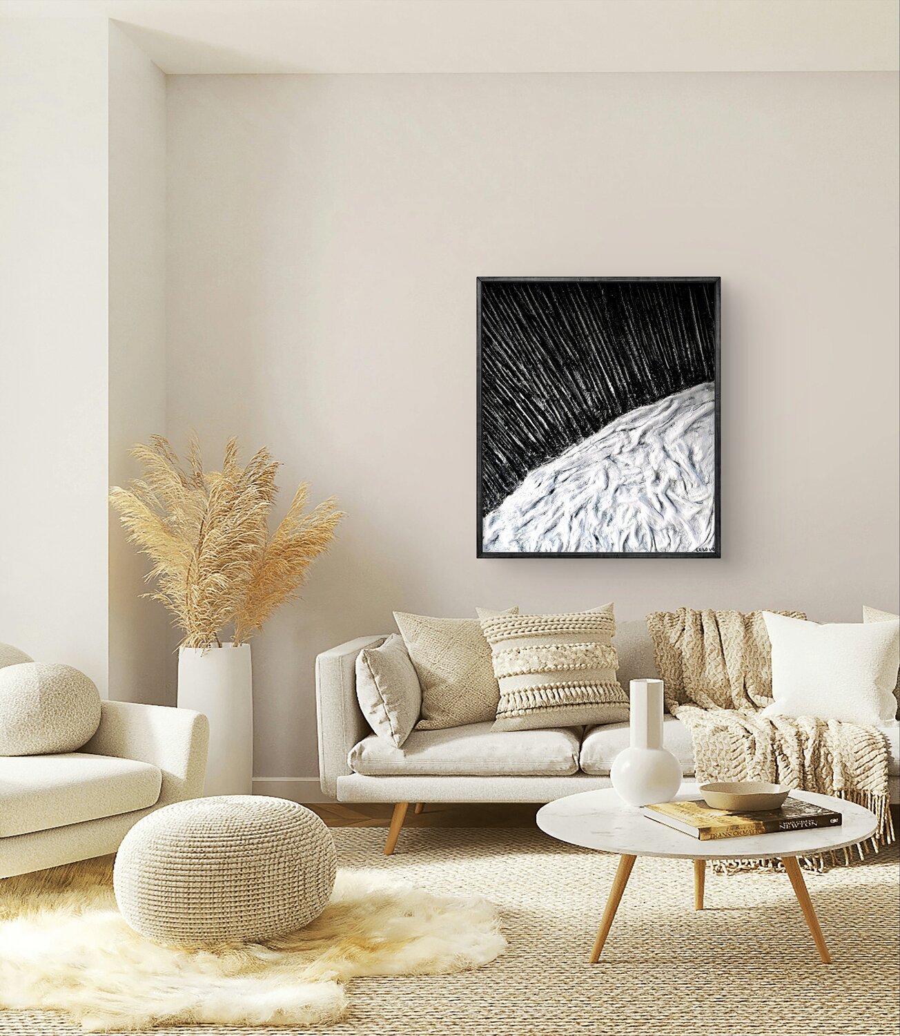 コックン・ヴィッチ 「イオンの王様」現代アート 絵画 95×145cm 約80号 Cokkun Vich コックン・ヴィッチ 「sofa」 現代アート 絵画
