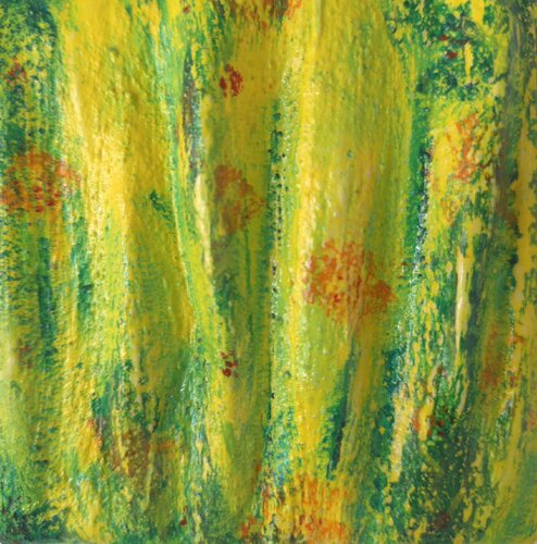 Flowers in the Field de Daria Luhova, Pintura a la venta en Singulart