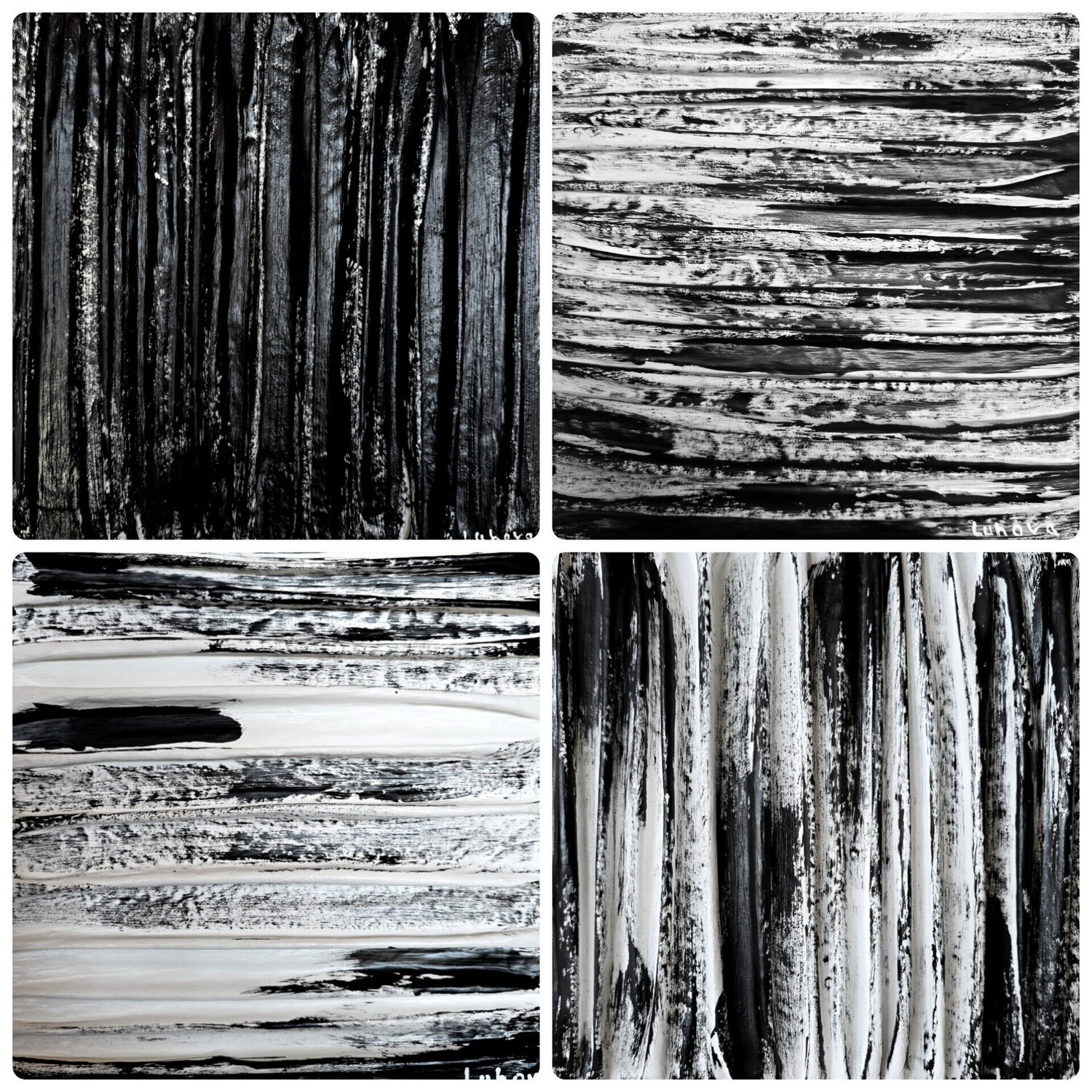 Material Tension Between Light and Dark Daria Luhova