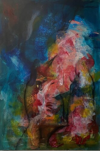 Fragment einer Bewegung van Eva Funk, Schilderij te koop op Singulart
