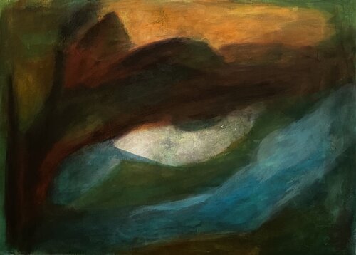 Jenseits der letzten Farbe van Eva Funk, Schilderij te koop op Singulart