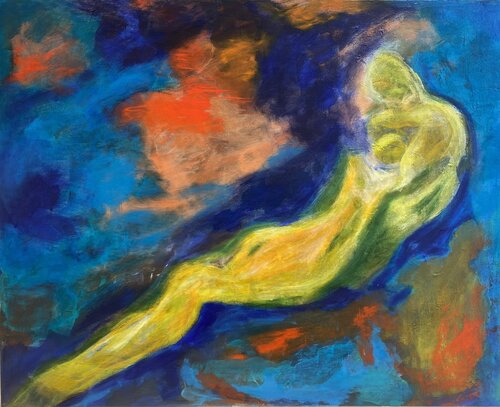 Seelenberührungen van Eva Funk, Schilderij te koop op Singulart