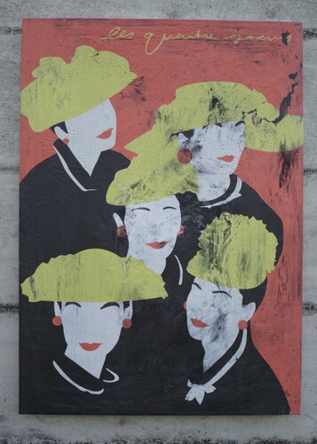 "quattre soeurs" di Christian Kobi, Altri media in vendita su Singulart