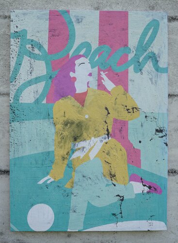 "beach" di Christian Kobi, Altri media in vendita su Singulart