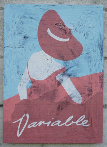 "variable rouge" di Christian Kobi, Altri media in vendita su Singulart