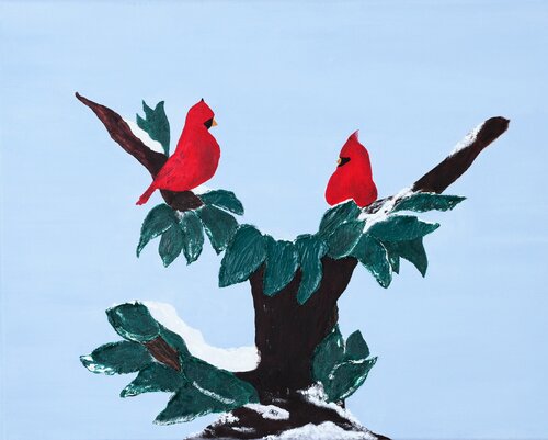 Whispers of Winter di Anita Rachel, Pittura in vendita su Singulart