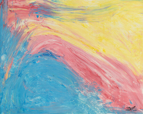 Many Colors di Bryan Ayers, Pittura in vendita su Singulart