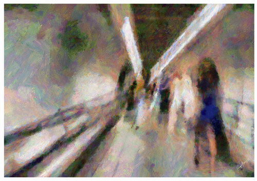 London Underground Platform di Roger Alan Lee, Fotografia in vendita su Singulart