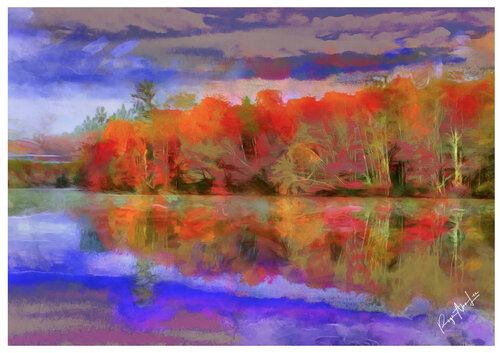 Canadian Fall van Roger Alan Lee, Afdruk te koop op Singulart