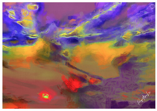 Sunset Sky by Roger Alan Lee, Print for Sale on Singulart