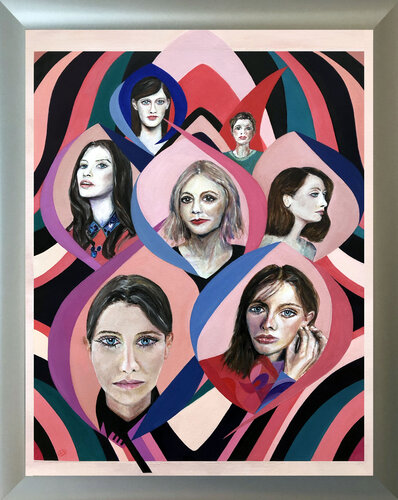 𝑾𝑯𝑶 𝑰𝑺 𝑬𝑽𝑬? de Bettina Newbery, Pintura a la venta en Singulart
