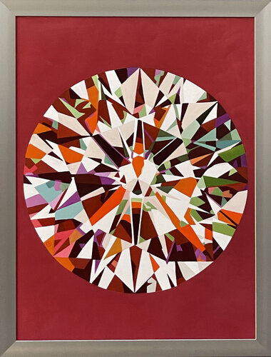 𝑺𝑻𝑨𝑹 𝑰  -   𝑽 1   𝑨𝑴𝑩𝑬𝑹 de Bettina Newbery, Pintura a la venta en Singulart
