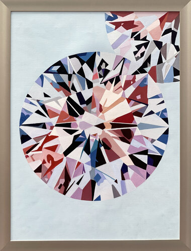 𝑺𝑻𝑨𝑹 𝑰  -   𝑽 2   𝑪𝑬𝑳𝑬𝑺𝑻𝑬 de Bettina Newbery, Pintura a la venta en Singulart