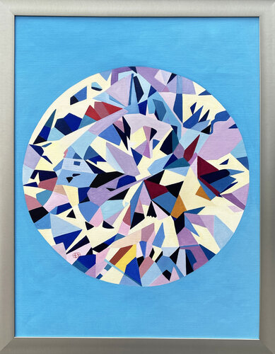 𝑺𝑻𝑨𝑹 𝑽  -   𝑽 1   𝑶𝑹𝑰𝑬𝑳 de Bettina Newbery, Pintura a la venta en Singulart