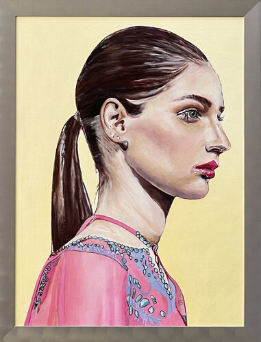 𝑪𝑬𝑳𝑰𝑵𝑬 par Bettina Newbery, Peinture en vente sur Singulart