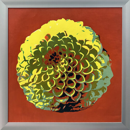 𝑩𝑳𝑶𝑶𝑴 𝑿  -  𝑴𝑶𝑶𝑵𝑭𝑰𝑹𝑬 de Bettina Newbery, Pintura a la venta en Singulart