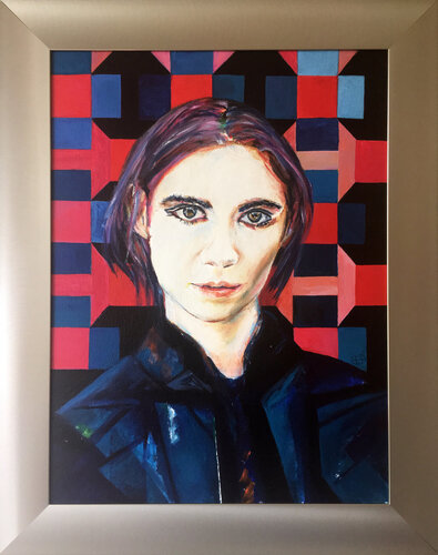 𝑰𝑵𝑫𝑰𝑨 𝑹𝑶𝑺𝑬 de Bettina Newbery, Pintura a la venta en Singulart