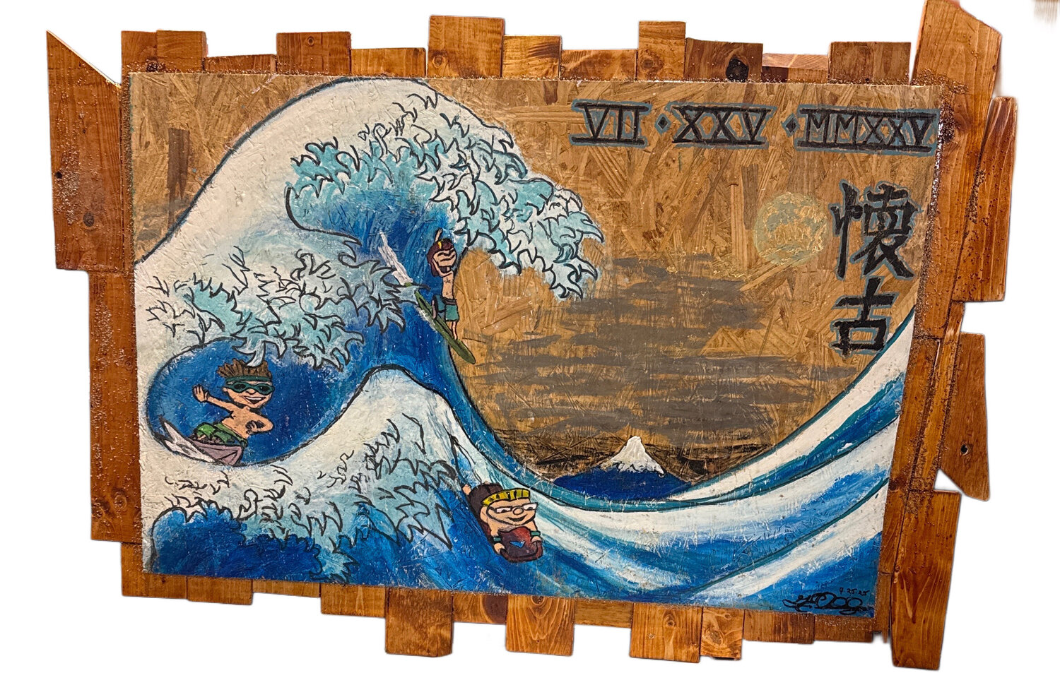 【 mandar A phex twin 】 現代美術　ポップアート　絵画 RE Member No.6 Hideto Bando」（ポップアート、アート、絵