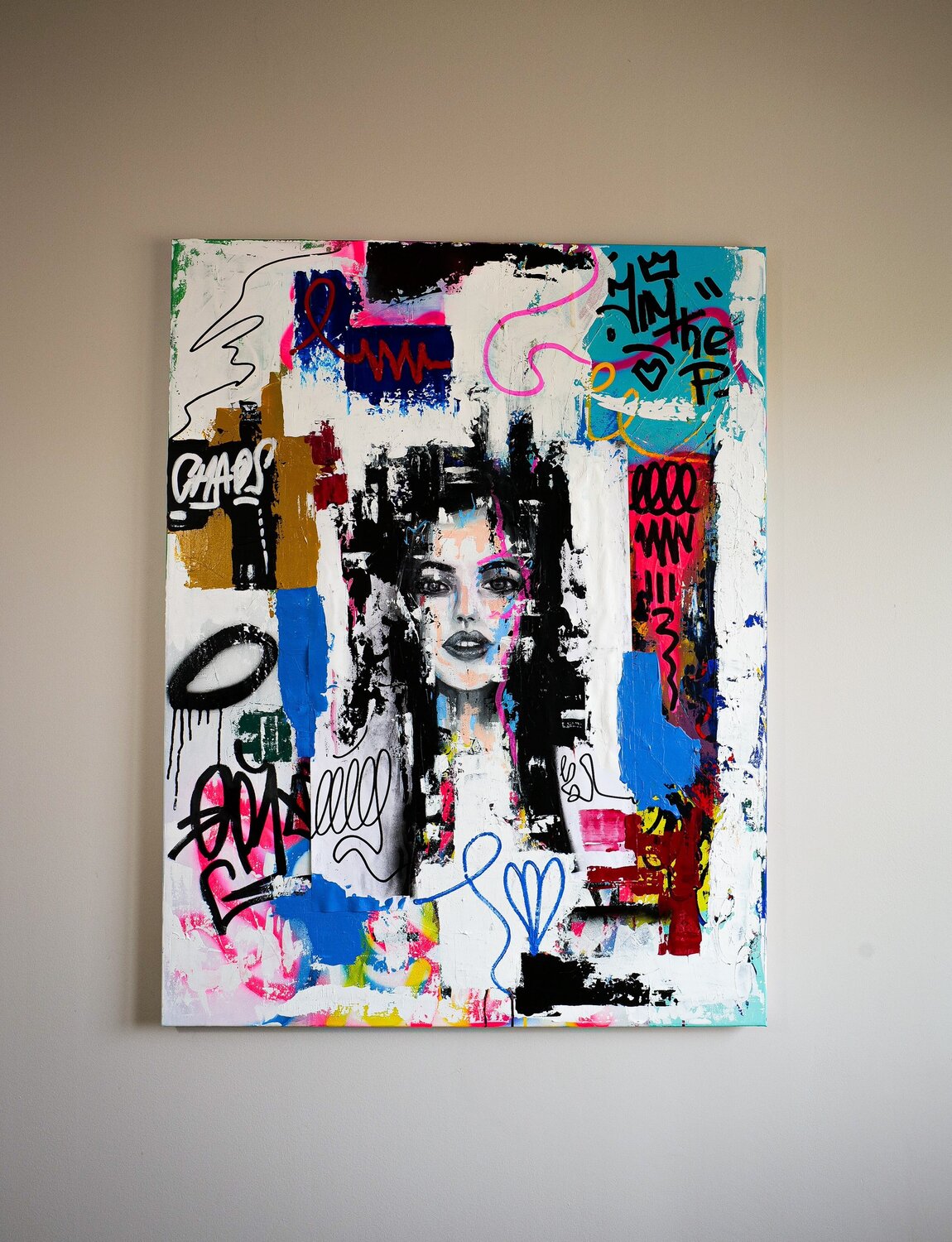 アクリル画　抽象画　abstract art 現代アート　大型　新品 Amazon.co.jp: 29 大学教師による手作りのオリジナル抽象画
