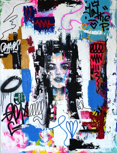 グラフィティ絵画販売 : 現代グラフィティ絵画をオンライン