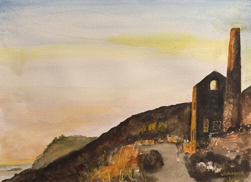 Eternal Dusk par Joanne Joki, Peinture en vente sur Singulart