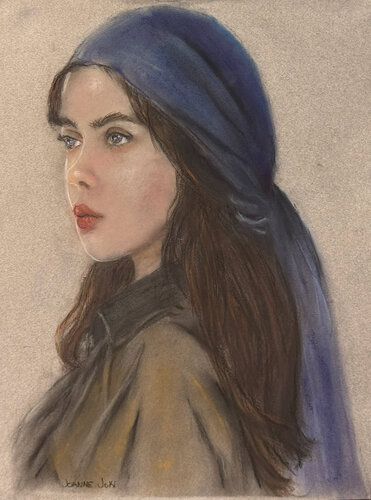 Portrait of Grace par Joanne Joki, Peinture en vente sur Singulart