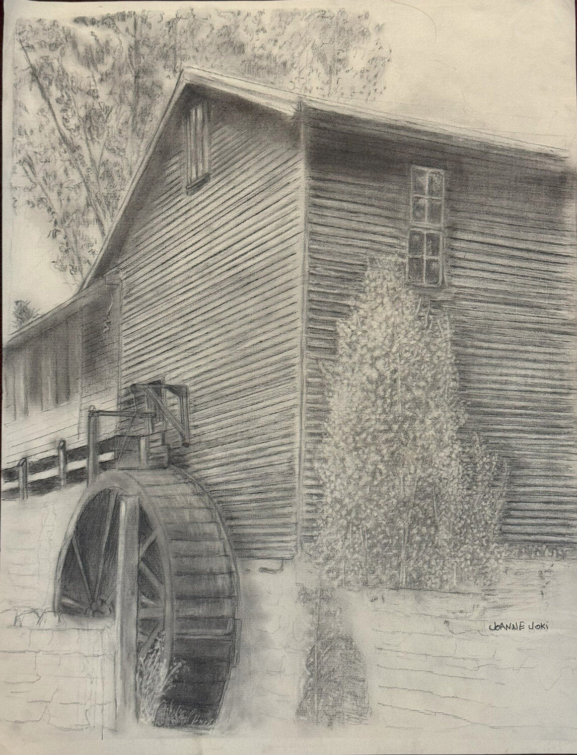 Whispers of a Waterwheel Joanne Joki Zeichnungen zu verkaufen