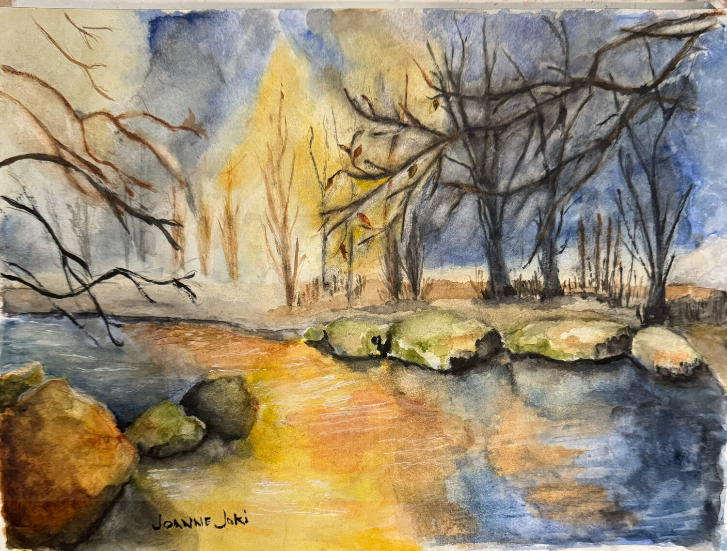 Evening by Autumn's Stream Joanne Joki