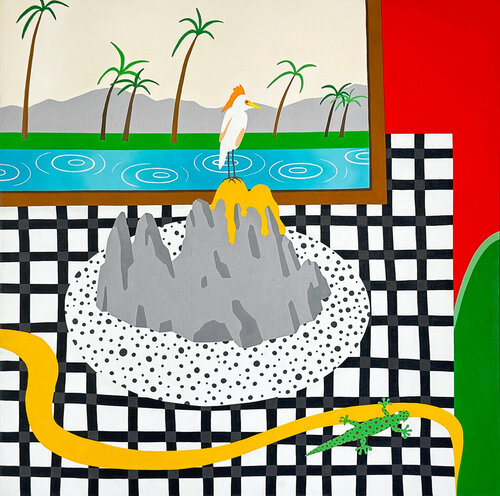 A Slice of Somewhere di Arom Ju, Pittura in vendita su Singulart