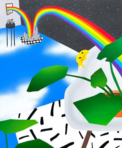 Room in Infinity par Arom Ju, Peinture en vente sur Singulart