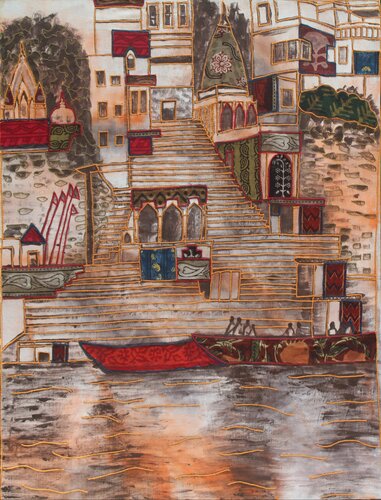 As life goes by 1 de Mamta Malhotra, Pintura a la venta en Singulart