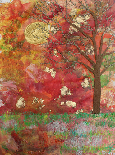 Red Sunshine 2 van Mamta Malhotra, Schilderij te koop op Singulart