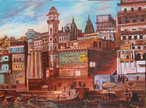 Sacred Space di Mamta Malhotra, Pittura in vendita su Singulart