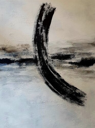 ECHO OF MOTION von Natalie Odermatt, Malerei kaufen auf Singulart