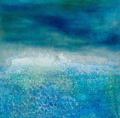 OCEAN von Natalie Odermatt, Malerei kaufen auf Singulart