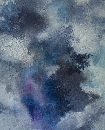 BLUE SKY von Natalie Odermatt, Malerei kaufen auf Singulart
