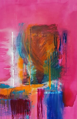 WHERE DREAMS MELT von Natalie Odermatt, Malerei kaufen auf Singulart