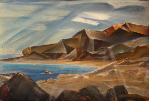 Light on the land by Bernhard Maria Moehnle, Painting for Sale on Singulart
