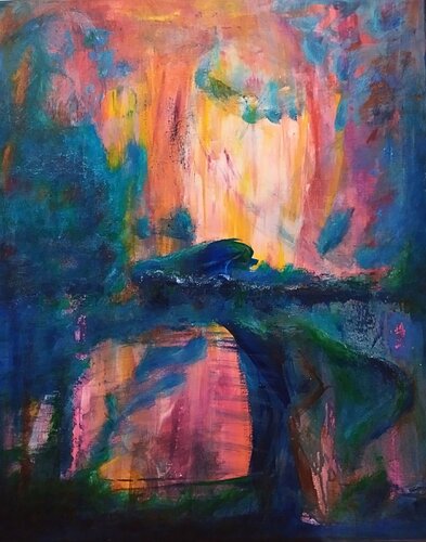 Fire Bridge von Claire Szegvary, Malerei kaufen auf Singulart