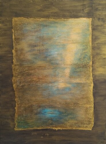 Golden Dream van Claire Szegvary, Schilderij te koop op Singulart