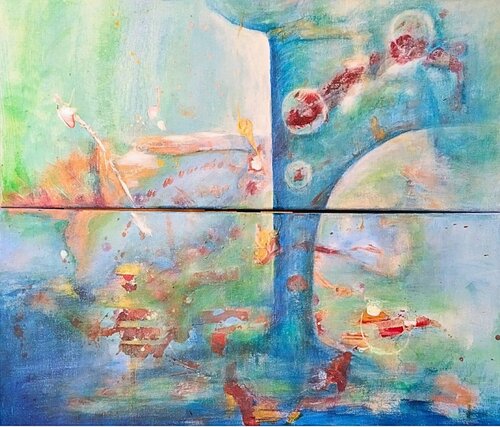 Change of Direction van Claire Szegvary, Schilderij te koop op Singulart
