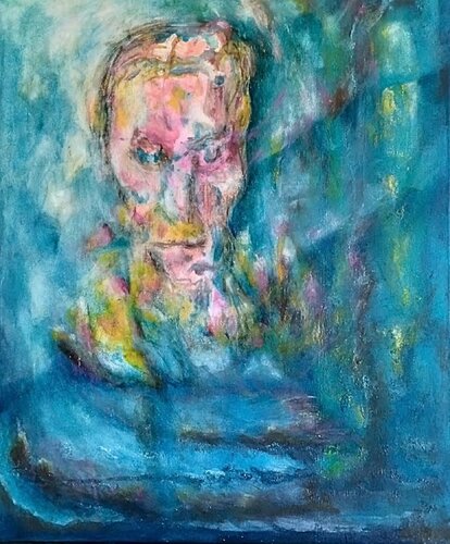 Father Knew by Claire Szegvary, Painting for Sale on Singulart