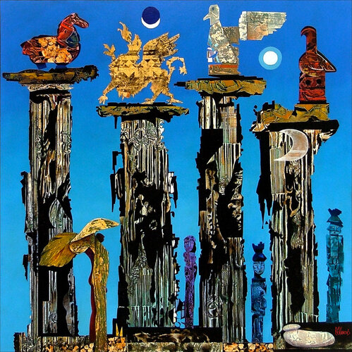 Memories of the Beginning of Time di Raymond Andrews, Pittura in vendita su Singulart