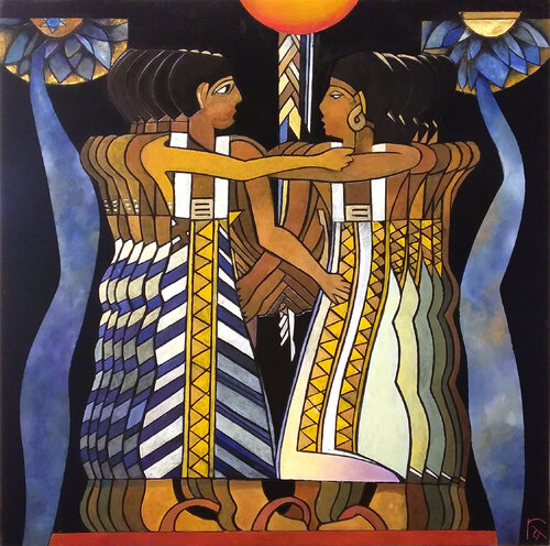 The Twelve Tribes by Raymond Andrews, 회화 for Sale on Singulart