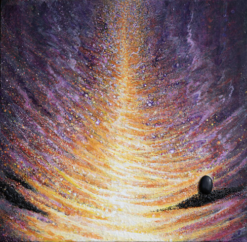 Rayon cosmique de Naïma Carbonare, Pintura a la venta en Singulart