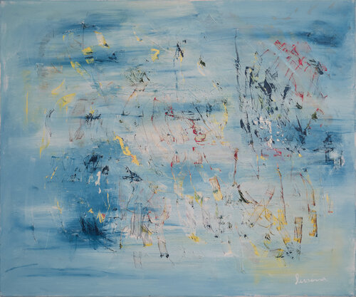 Light Scratches by Stefan Lissinna, Painting for Sale on Singulart