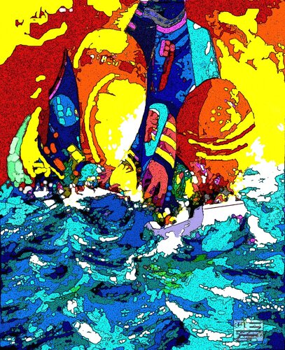 St Quay Portrieux di Jacques Tanguy, Digitale in vendita su Singulart