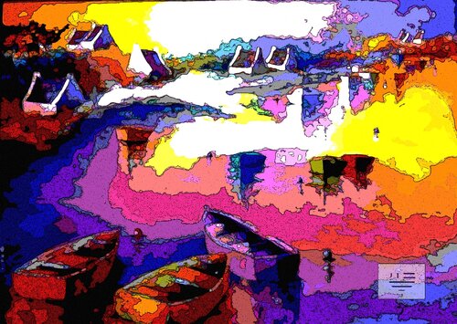 La Trinité sur Mer di Jacques Tanguy, Digitale in vendita su Singulart